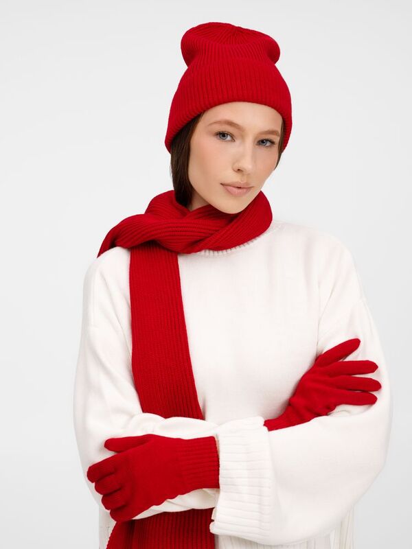 Перчатки Nobilis Mono, красные арт.19252.50