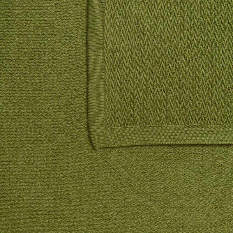 Плед Ornato, зеленый (лавровый) арт.16741.98