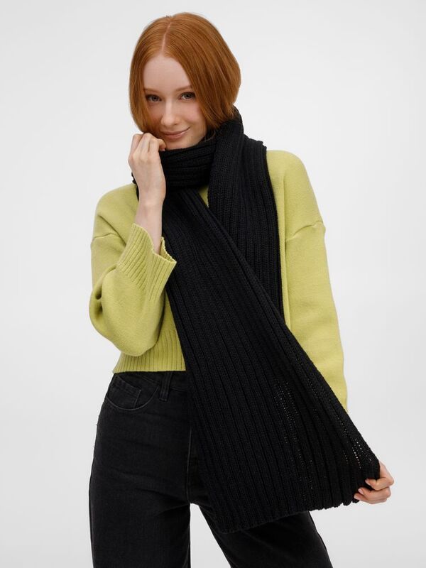 Шарф HappyGo, черный арт.28899.30