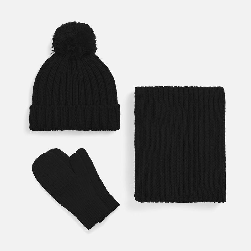 Шарф HappyGo, черный арт.28899.30