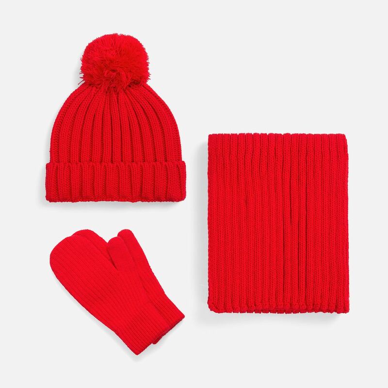 Варежки HappyGo, красные арт.28901.50