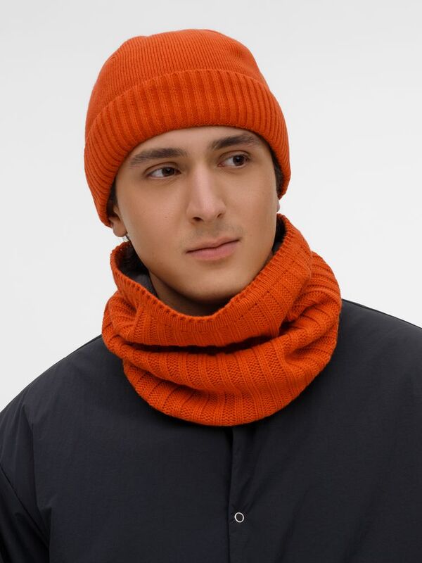 Снуд ComFleece, темно-оранжевый (кирпичный) арт.19250.20