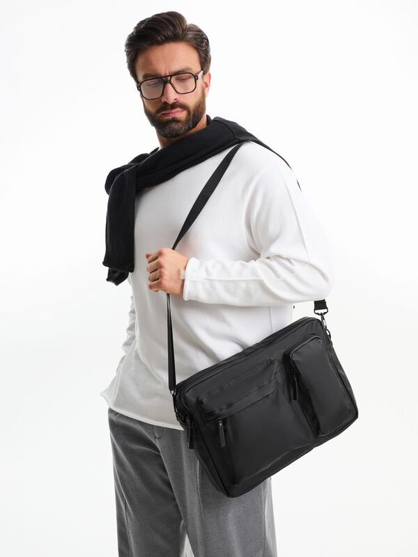 Сумка для ноутбука Traffic, черная арт.18261.30