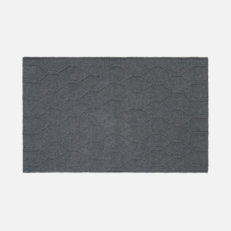 Плед Curve Verve, серый меланж (маренго) арт.20706.28