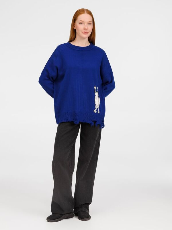 Джемпер Sharpick, темно-синий (кобальт) арт.19251.46