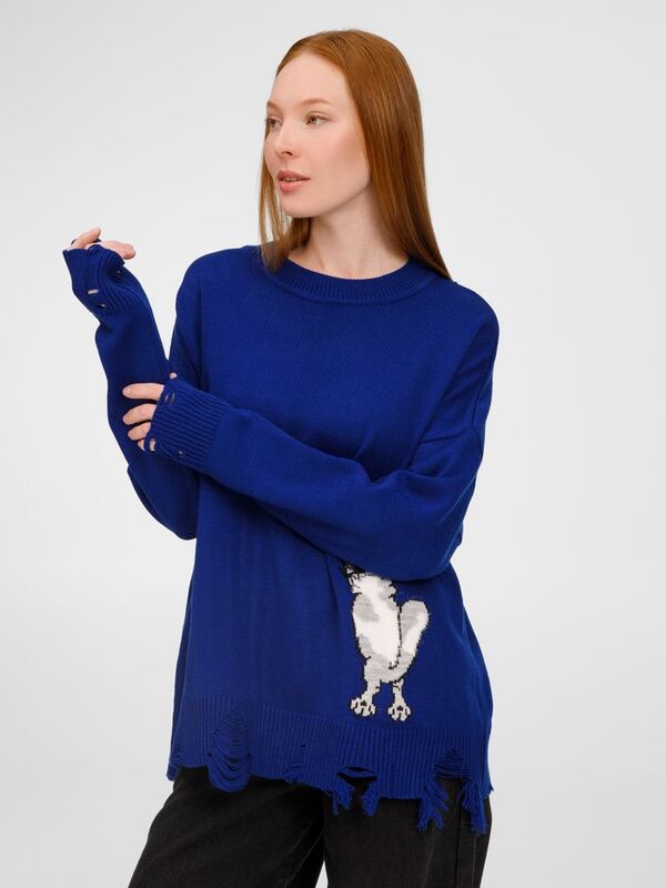 Джемпер Sharpick, темно-синий (кобальт) арт.19251.46