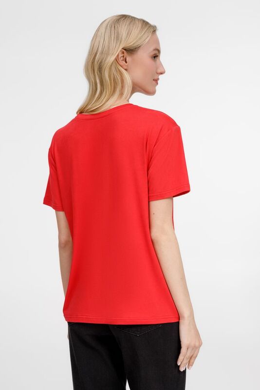 Футболка унисекс Senti, красная арт.20185.50