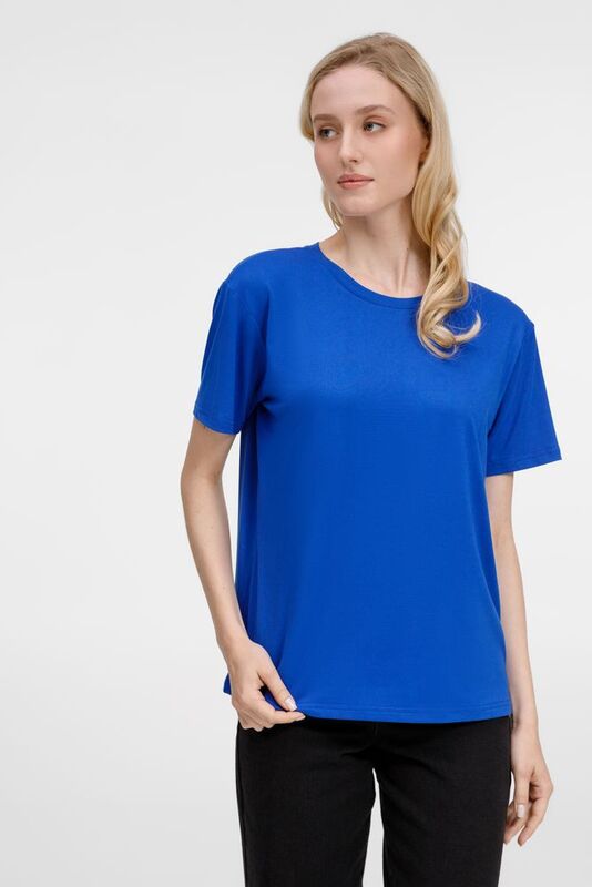 Футболка унисекс Senti, ярко-синяя арт.20185.44