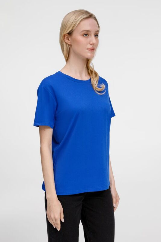 Футболка унисекс Senti, ярко-синяя арт.20185.44