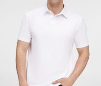 Рубашка поло унисекс Senti, белая арт.20186.60