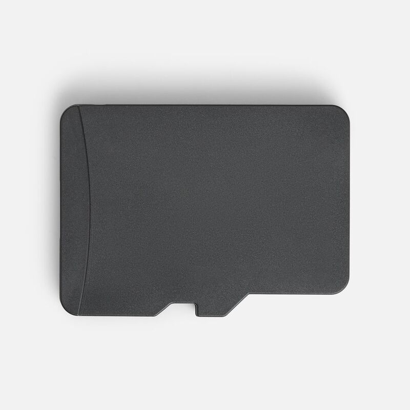 Органайзер для карт памяти и SIM с кардридером Multitask, черный арт.18577.30