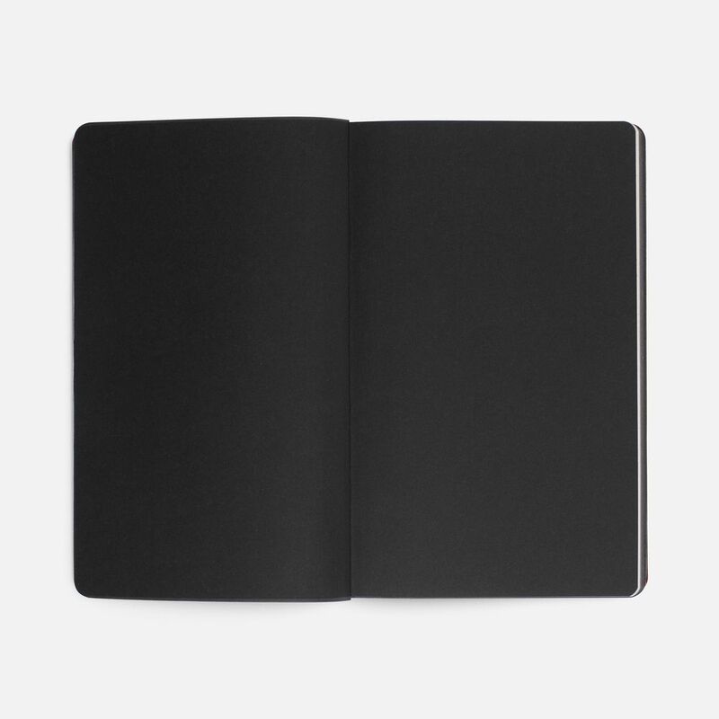 Ежедневник Trait, недатированный, черный с зеленым арт.14097.39