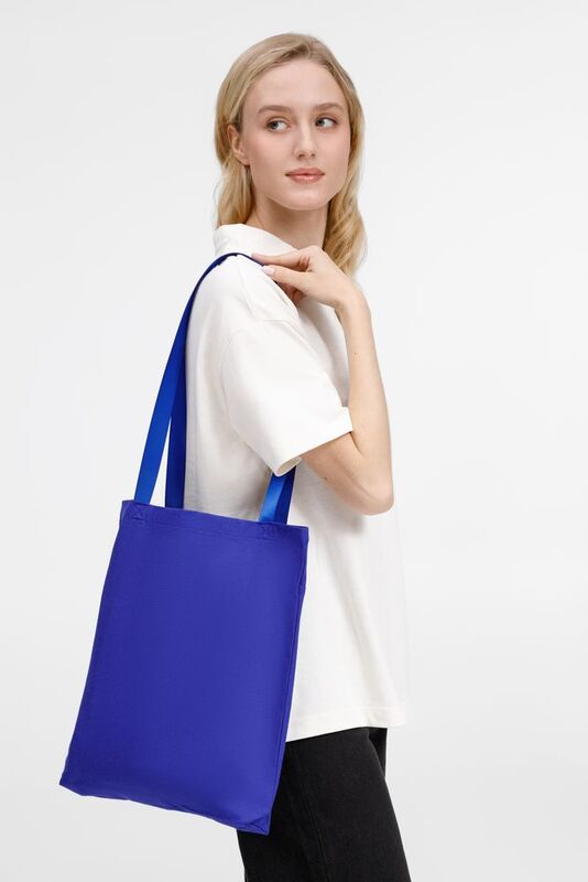 Шопер B4, синий с синими ручками арт.19214.40