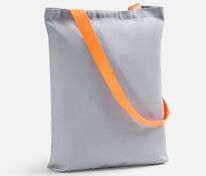 Шопер B4, серый с оранжевыми ручками арт.19214.11