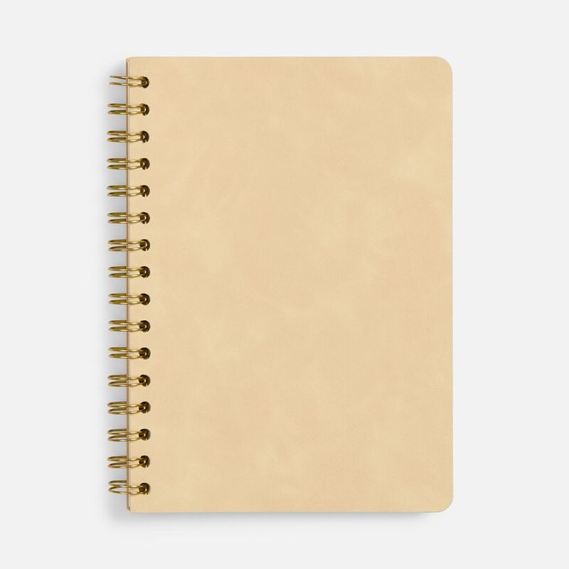 Ежедневник Spiral, недатированный, бежевый арт.22092.11