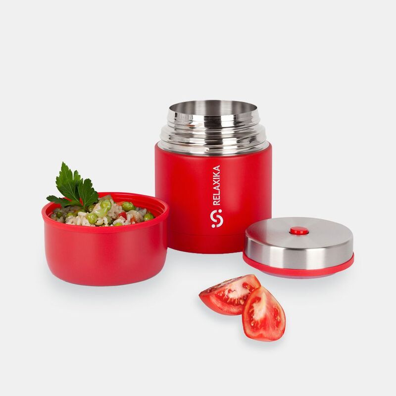 Термос для еды Relaxika 500, красный арт.15474.50