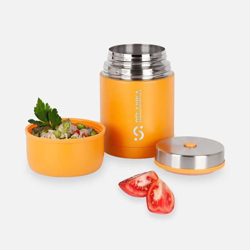 Термос для еды Relaxika 700, желтый арт.15475.80