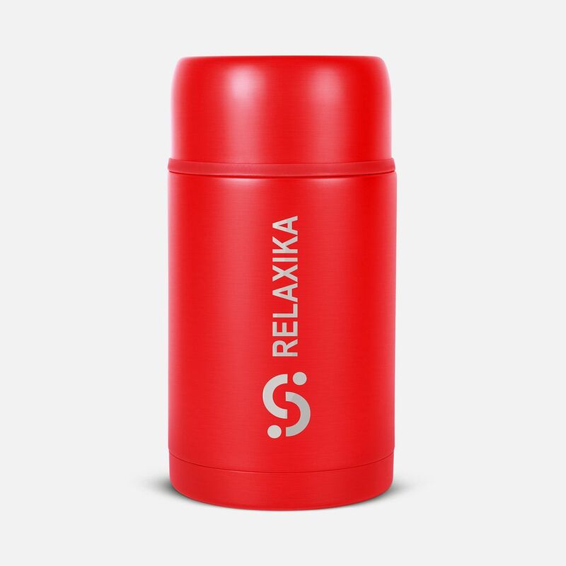 Термос для еды Relaxika 1000, красный арт.15476.50