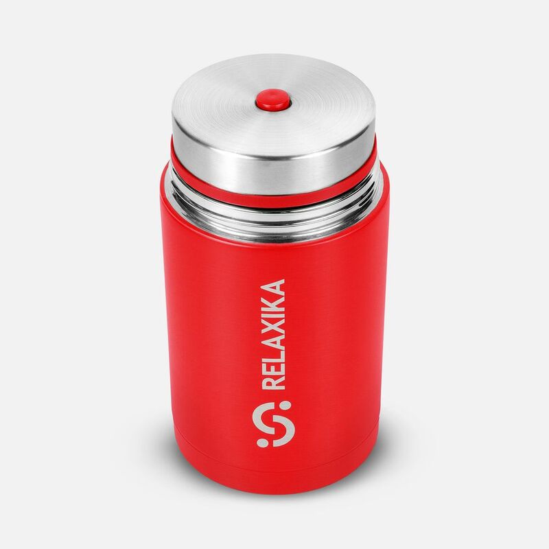 Термос для еды Relaxika 1000, красный арт.15476.50
