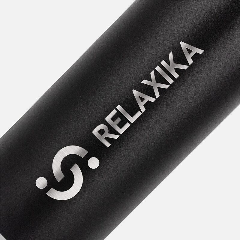 Термос Relaxika 1200 со стикерпаком, черный арт.18448.30