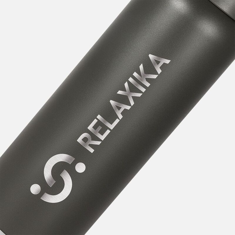 Термос Relaxika 1000 со стикерпаком, хаки арт.18447.90