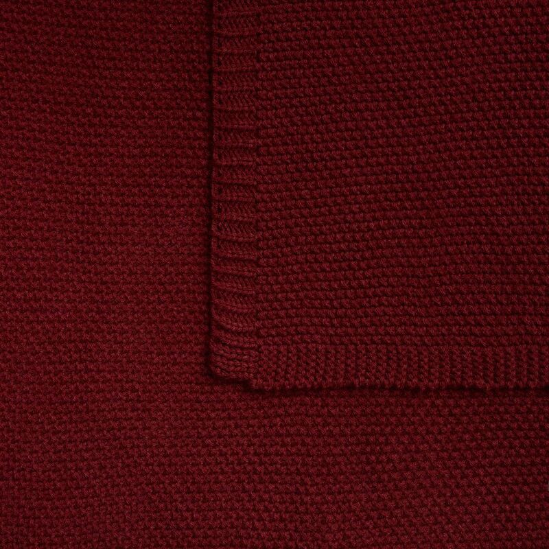 Плед Longview, темно-красный (винный) арт.15743.56