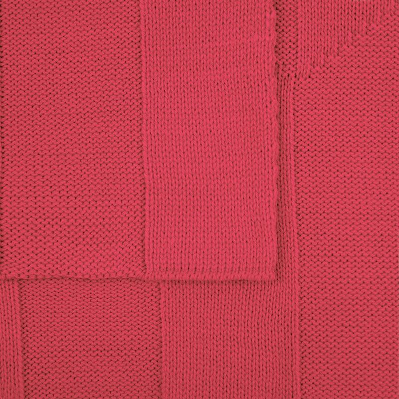 Плед Rombus, темно-розовый (коралл) арт.19623.69