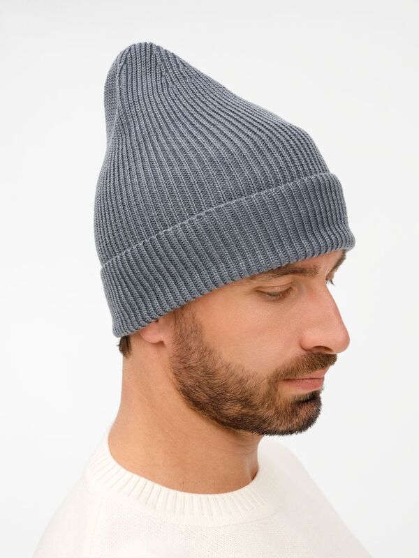 Шапка Nobilis Mono, серая (стальная) арт.19909.27