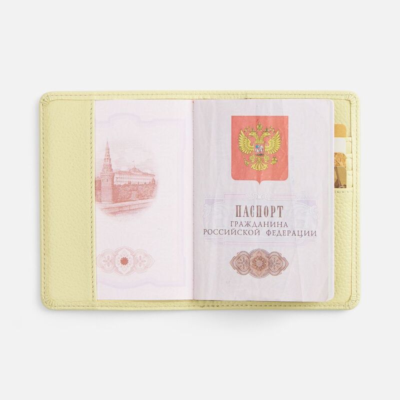 Обложка для паспорта Unison, светло-зеленая арт.22107.90