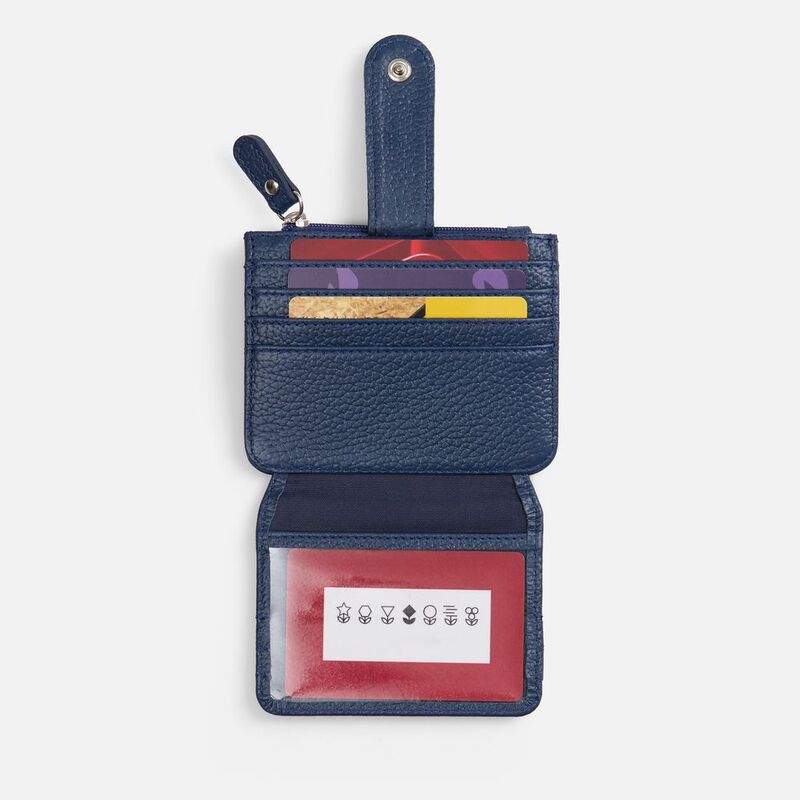 Картхолдер на молнии Unison, синий арт.22109.40