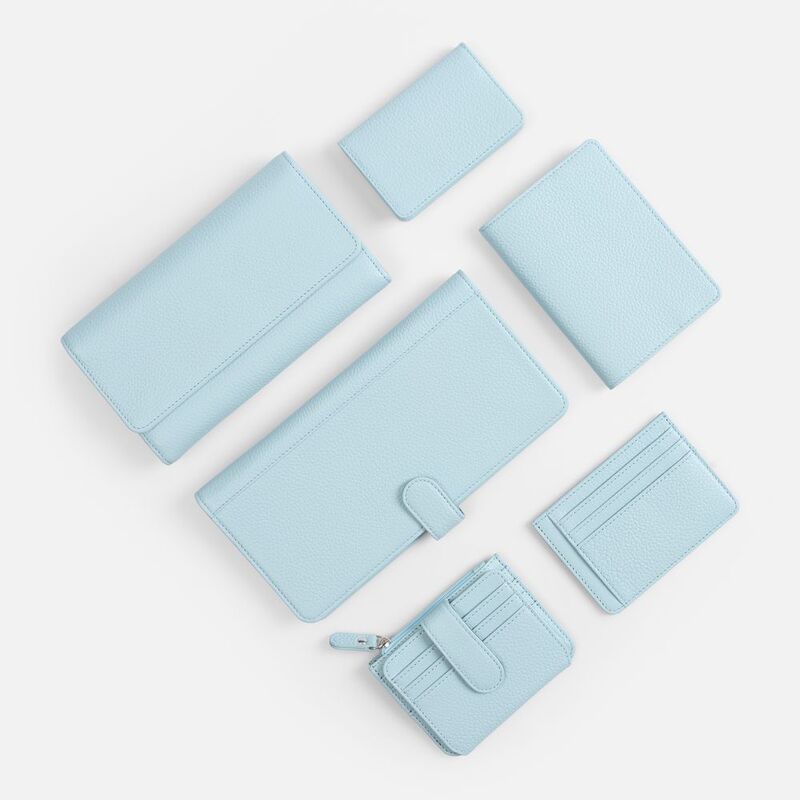 Картхолдер на молнии Unison, голубой арт.22109.14