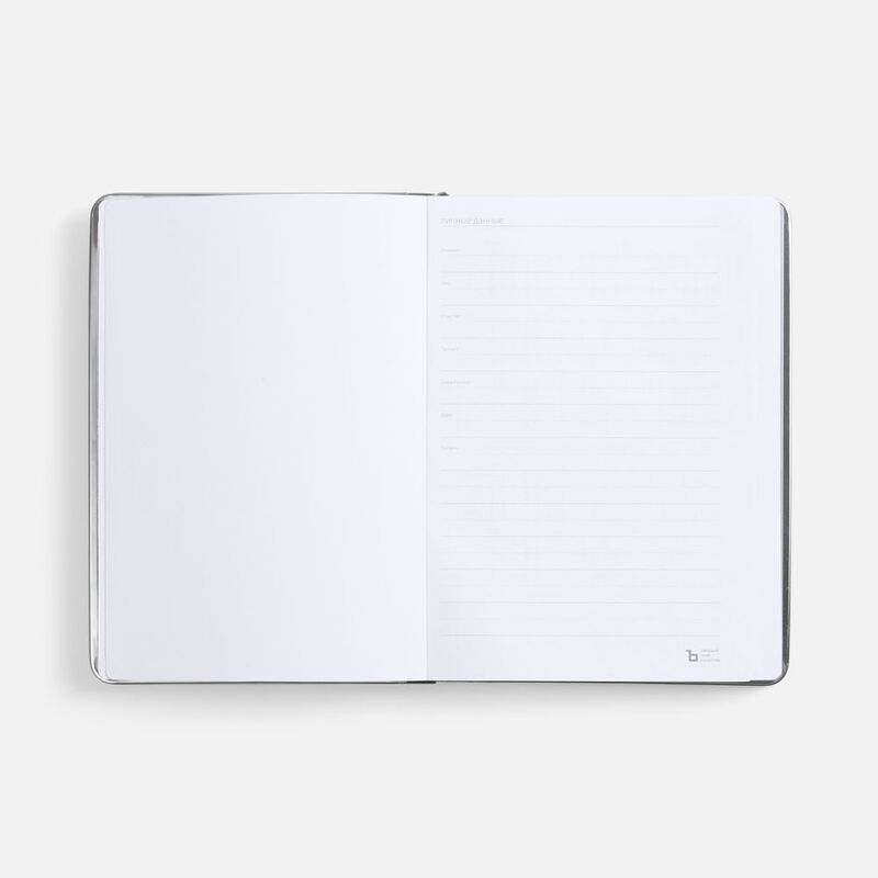 Ежедневник Metal Frame на заказ, датированный, серый арт.18859.10