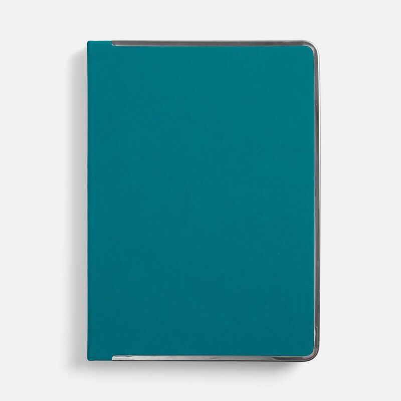Ежедневник Metal Frame на заказ, датированный, бирюзовый арт.18859.49
