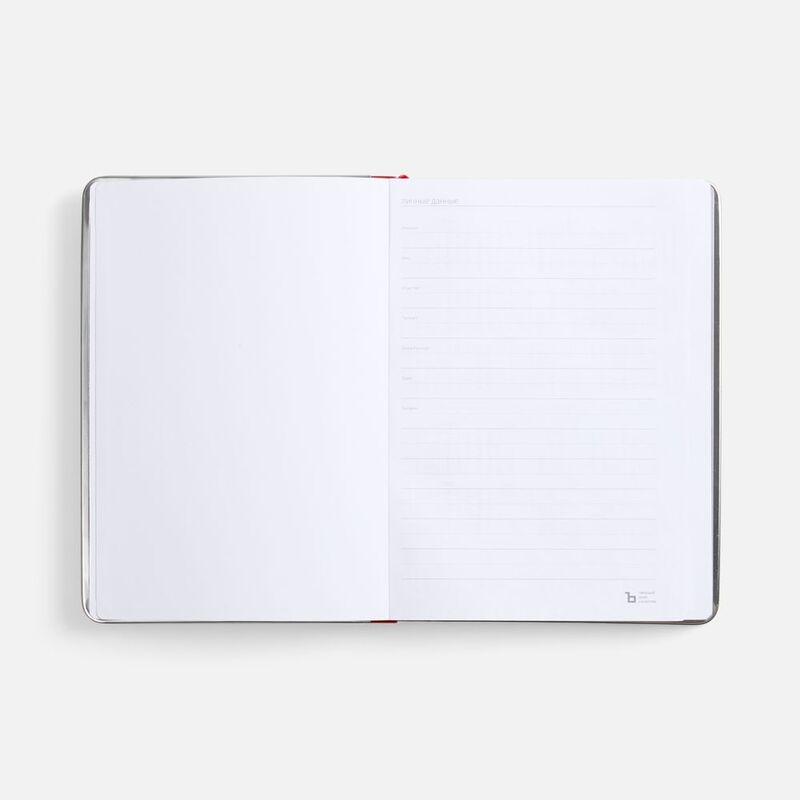 Ежедневник Metal Frame на заказ, датированный, красный арт.18859.50