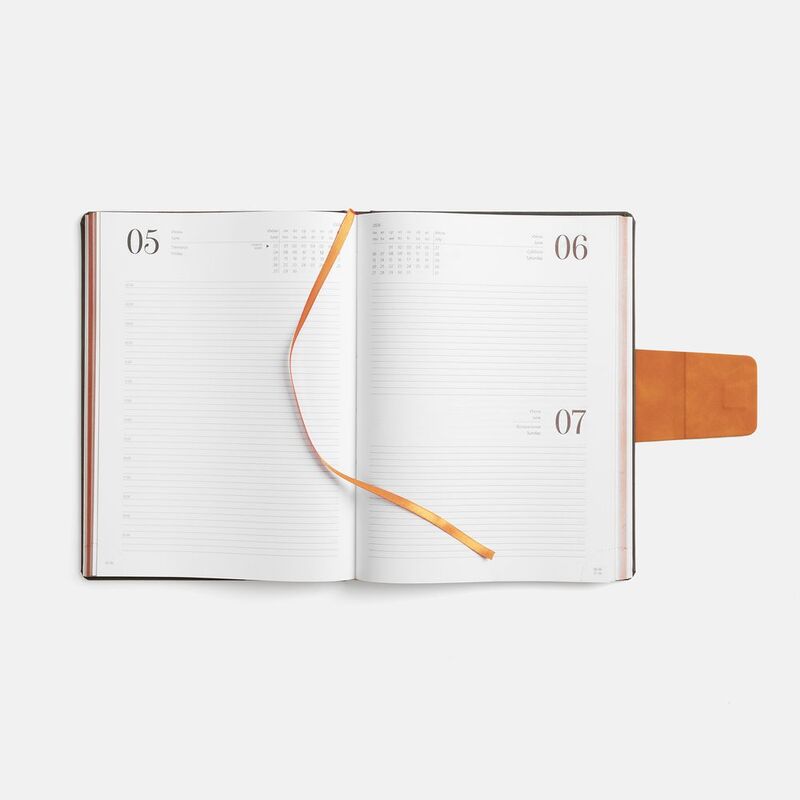 Ежедневник Grande Strap на заказ, датированный, серый арт.18860.12