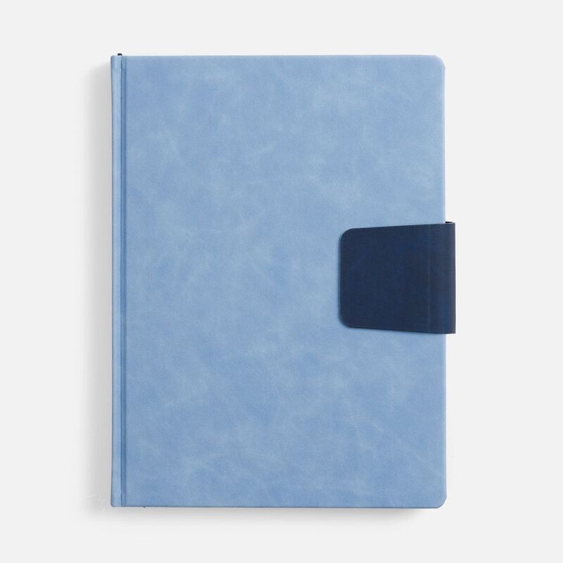 Ежедневник Grande Strap на заказ, датированный, голубой арт.18860.14
