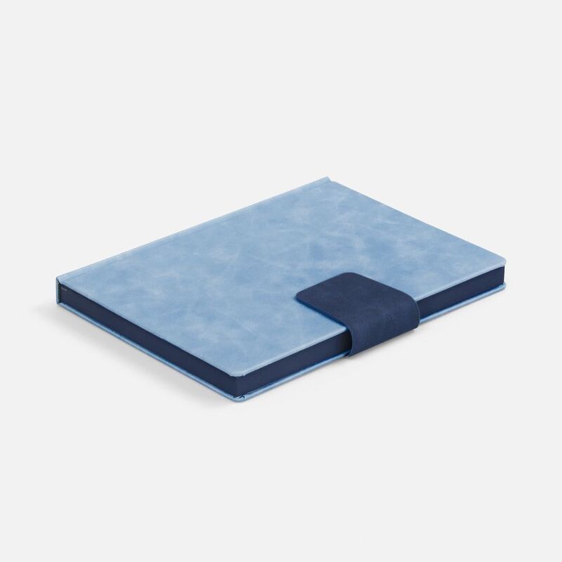 Ежедневник Grande Strap на заказ, датированный, голубой арт.18860.14