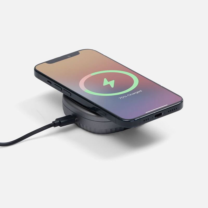 Складная станция беспроводной зарядки flowPad, серая арт.18453.10