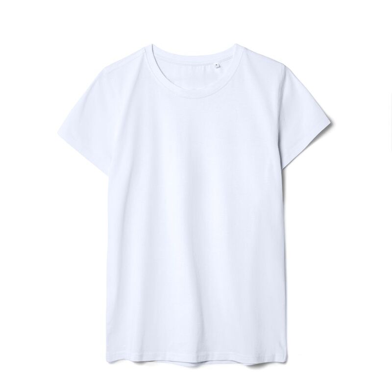 Футболка женская T-bolka Stretch Lady, белая (холодный оттенок) арт.1891.61