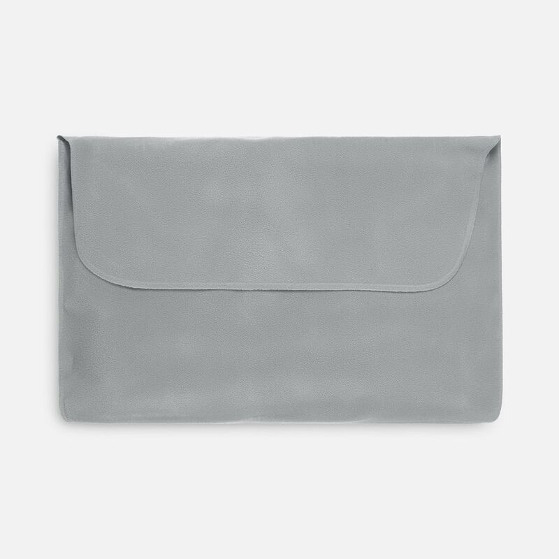 Надувная подушка под шею в чехле Sleep, темно-серая арт.5125.11