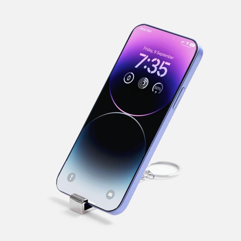 Брелок-подставка с открывалкой Virke, серебристый арт.18387.10