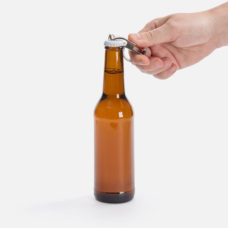 Брелок-подставка с открывалкой Virke, серебристый арт.18387.10