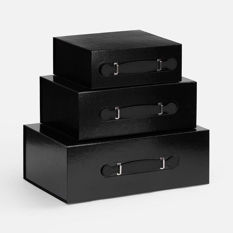 Коробка складная Holdfold, M, черная арт.25003.30