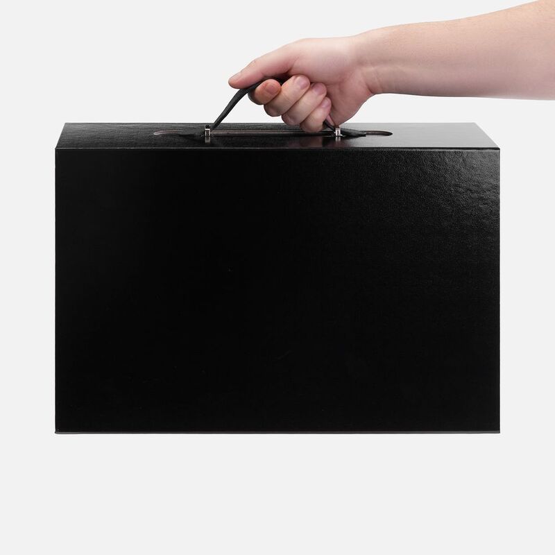 Коробка складная Holdfold, L, черная арт.25004.30