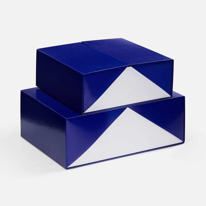 Коробка складная Foldream, M, синяя арт.25009.40