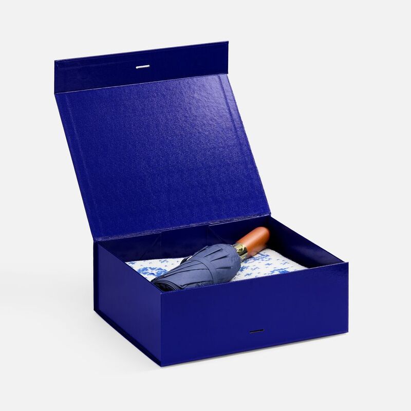 Коробка складная Rusetti, L, синяя арт.24025.40