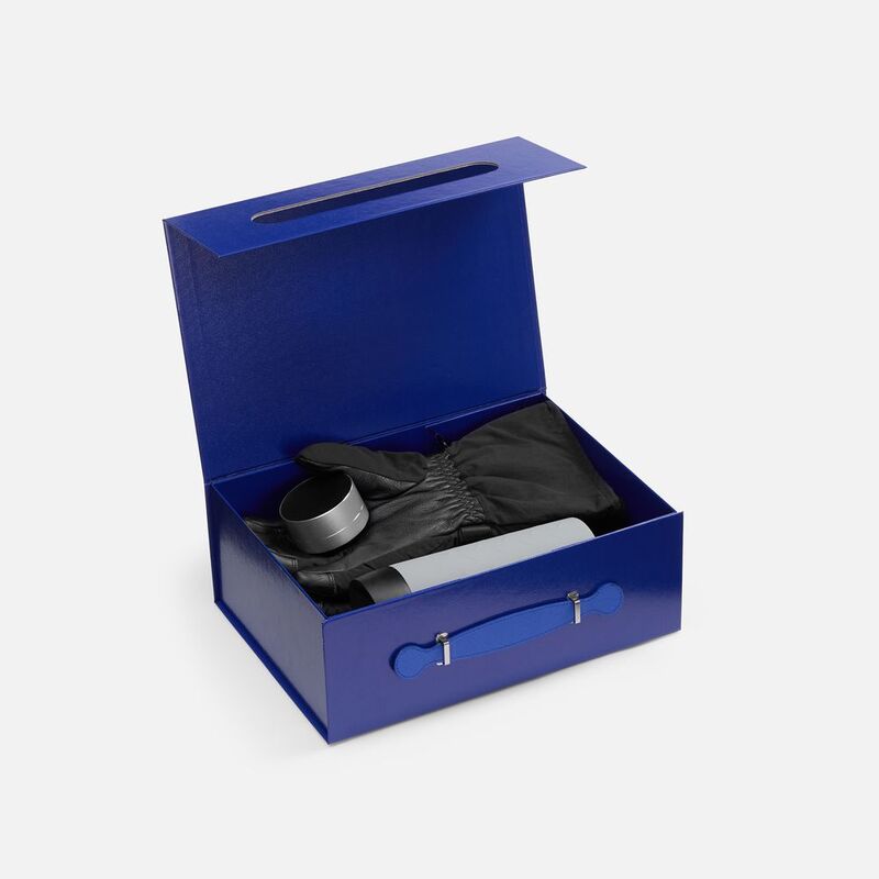 Коробка складная Holdfold, M, синяя арт.25003.40