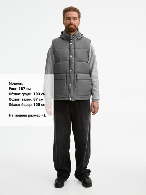 Жилет Ben Mac, серый арт.18389.10