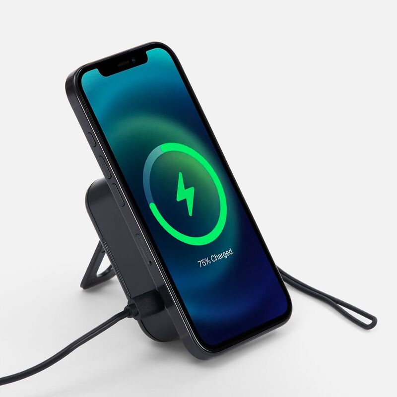 Набор для ухода за гаджетами с беспроводной зарядкой Rules, черный арт.18390.30