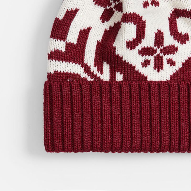 Шапка Wintertude, красная с белым арт.21284.56